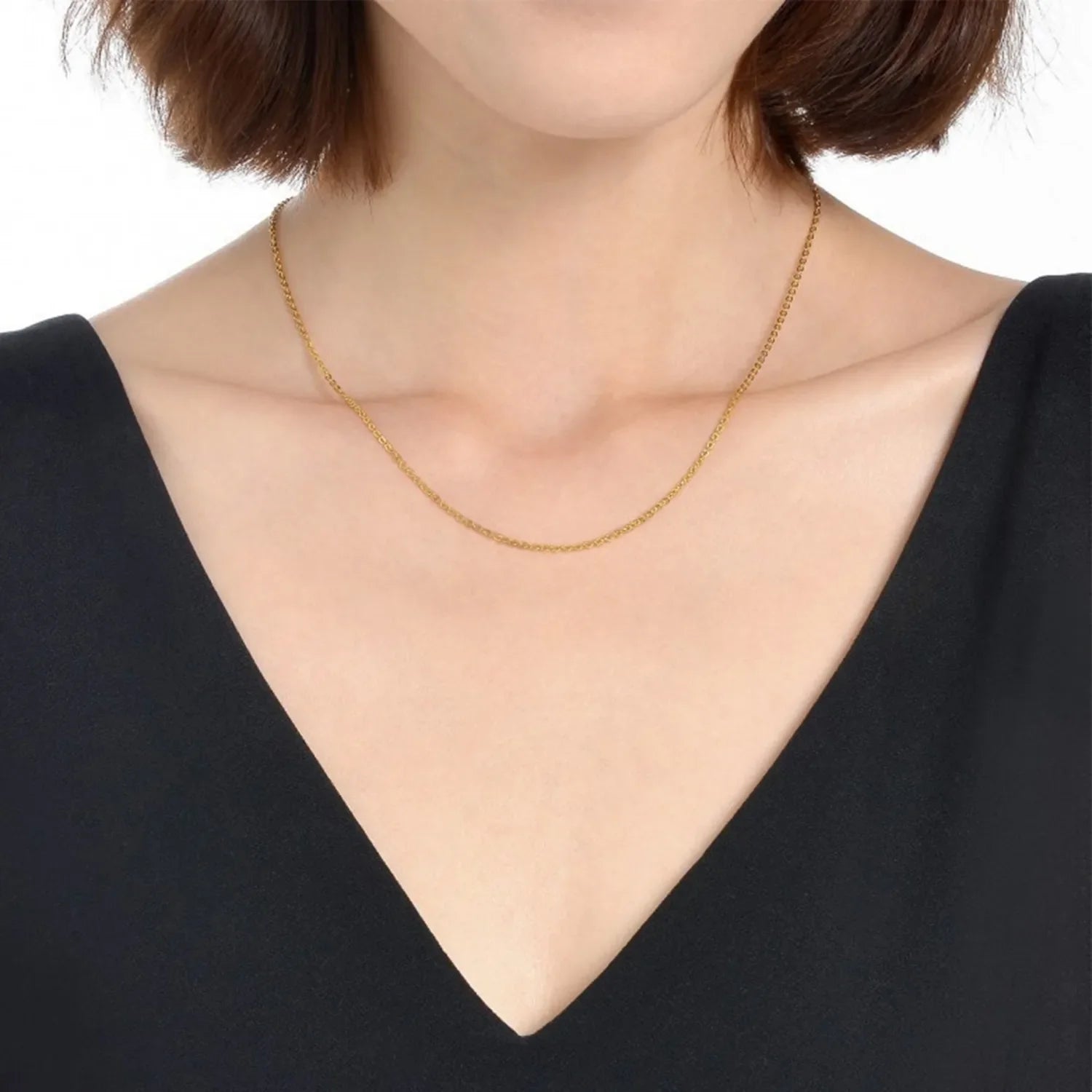 Dainty DIY O Chain Necklace Stainless Steel Versatile Minimalist Jewelry for Women Perfect for Everyday & Mix & Match Styling Vera Lux