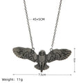 1pcs Vintage Necklace For Men And Women Creative Owl Pendant Wings Flying Holiday Jewelry Femstylo
