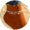 925 Sliver Plated CZ Anklet Bracelets for Women Girl Trendy New Waterproof Heart Charm Dainty Layer Chain Anklets Jewelry Gifts Vera Lux