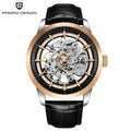 PAGANI DESIGN Business Man Watch Luxury Skeleton Hollow Leather Men's Wristwatch New Mechanical Male Clock Relogio Masculino Vera Lux