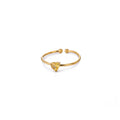 2025 Birth Colorful Cubic Zircon Heart Opening Rings For Women Fashion Dainty Stainless Steel Princess Ring Jewelry Wedding Gift Vera Lux