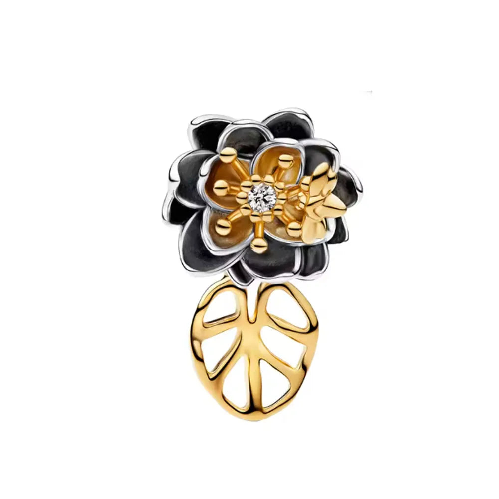 2026 New S925 Silver Hollow Elephant Monkey Car Pendant Fit Original Bracelet DIY Accessories Women's Charm Jewelry Gifts Vera Lux