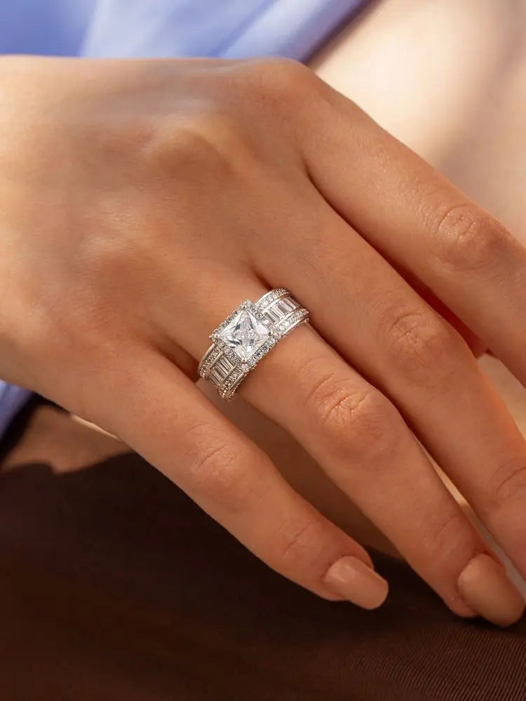 925 Sterling Silve Fashion Delicate Sweet Pink Zircon Ring For Women Anniversary Luxury Personalized High Quality Fine Jewelry Vera Lux