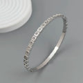 Classic square zircon gold-plated stainless steel bracelet 18K, high quality waterproof couple bracelet, wife gift Vera Lux
