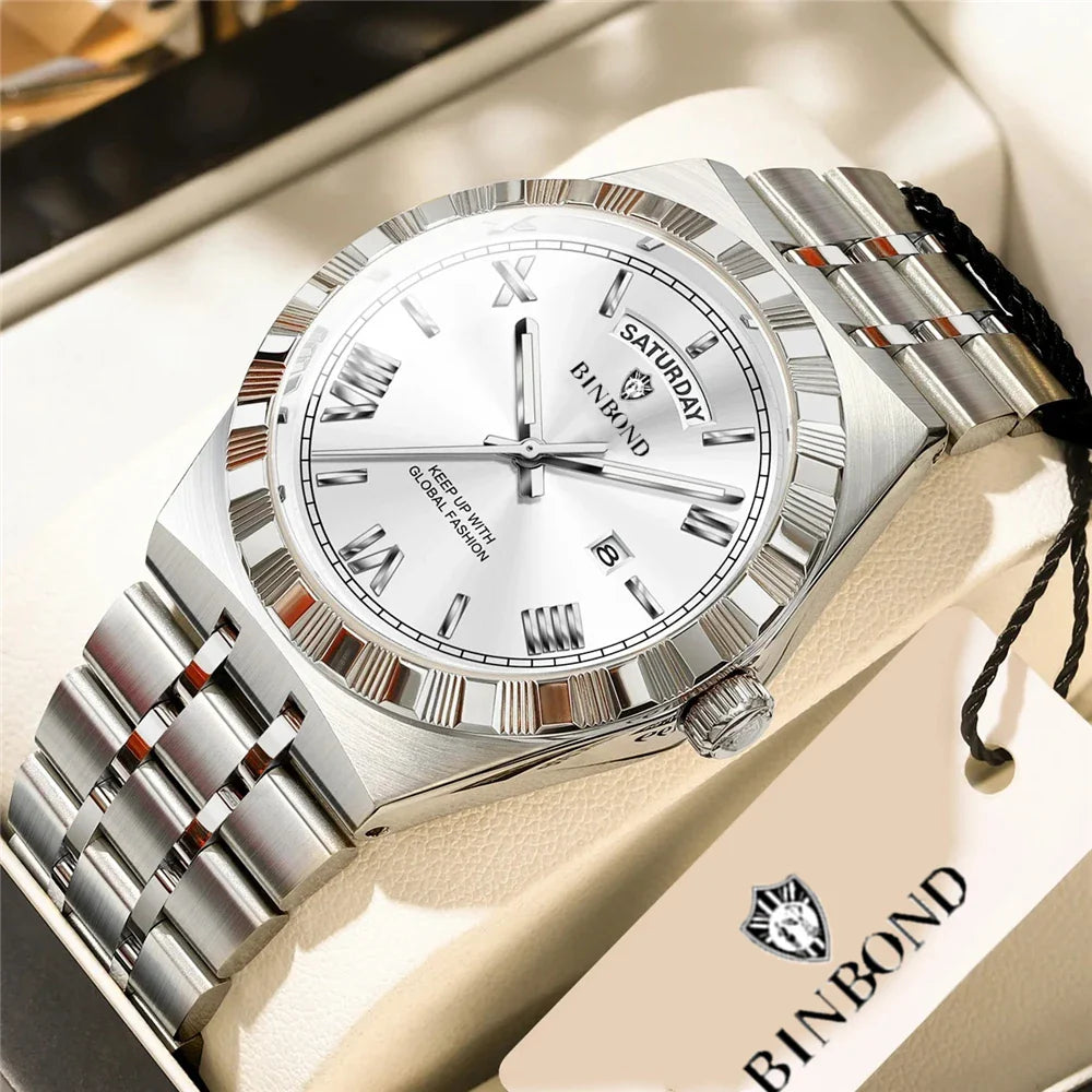 New Waterproof Luxury Sports Movement Mens Watches For Man Gifts Fashion Quartz Wristwatches Automatic Watch Men Digital Clock Vera Lux