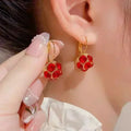 Colorful Flower Butterfly Earrings Seven-piece Set For Women Fashion Personalized Daily Accessory Party Jewelry Birthday Gifts Vera Lux