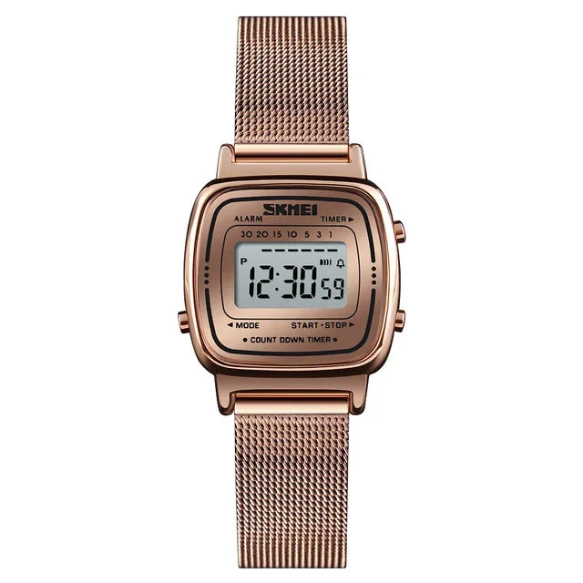 SKMEI 1901 Luxury Small Dial Digital Women Watch Ladies Calendar Waterproof Lady Sports Wristwatches Girl Clock 1252 Reloj Mujer Vera Lux