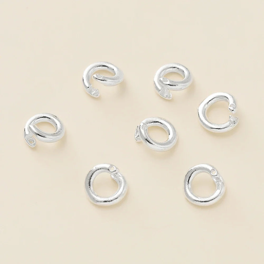 10Pcs/Pack 14/18K Gold Color Plated Open Jump Rings Split Rings Connector For Necklace Bracelets Jewelry Making Accessories Vera Lux
