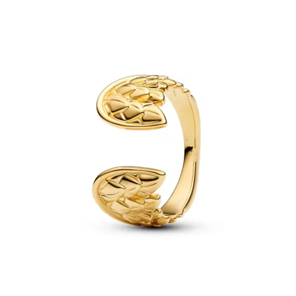 925 Silver Gold Color Heart Stone Rings Ring New Hot Selling Gold Color Rings Suitable For Any Occasion  DIY Birthday Gift Vera Lux