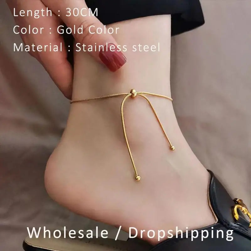 Personalized Snake Chain Adjustable Y Necklace for Woman Clavicle Pendant Stainless Steel Necklace Women's Holiday Gift Jewelry Vera Lux