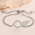 DOTIFI Stainless Steel Bracelets Exquisite Tree of Life Crystal Pendant Chain Trendy Bracelet For Women Jewelry Non-fading Vera Lux