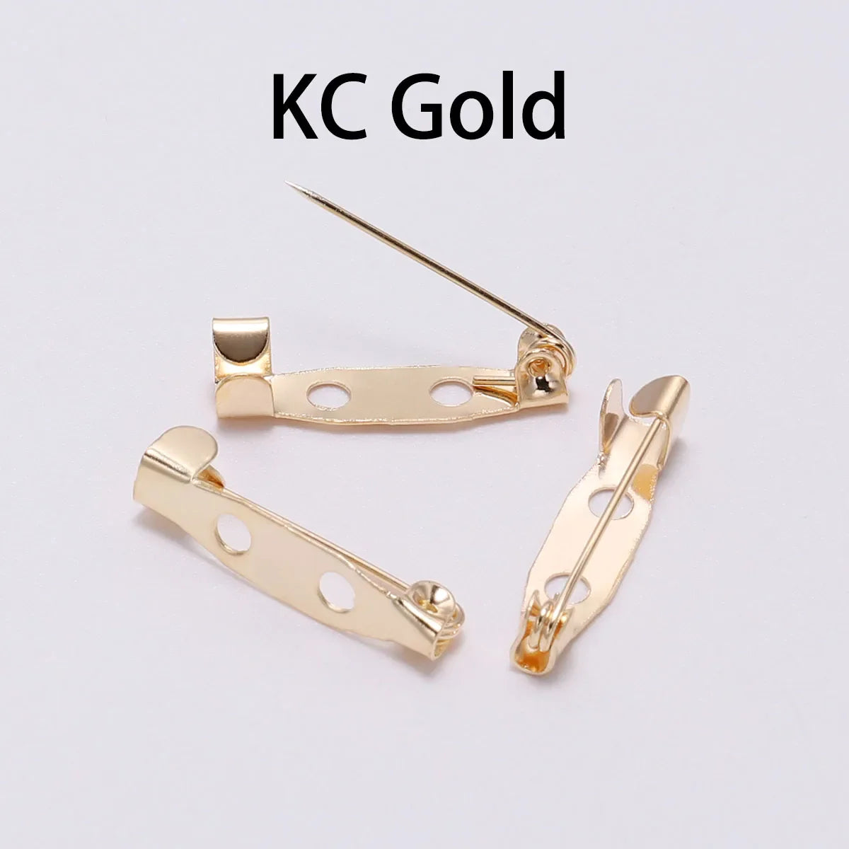 20-50pcs 20 25 32 38mm Brooch Clip Base Pin Blank Safe Lock Brooch Pin Base Badge Holder For DIY Jewelry Making Finding Supplies Vera Lux