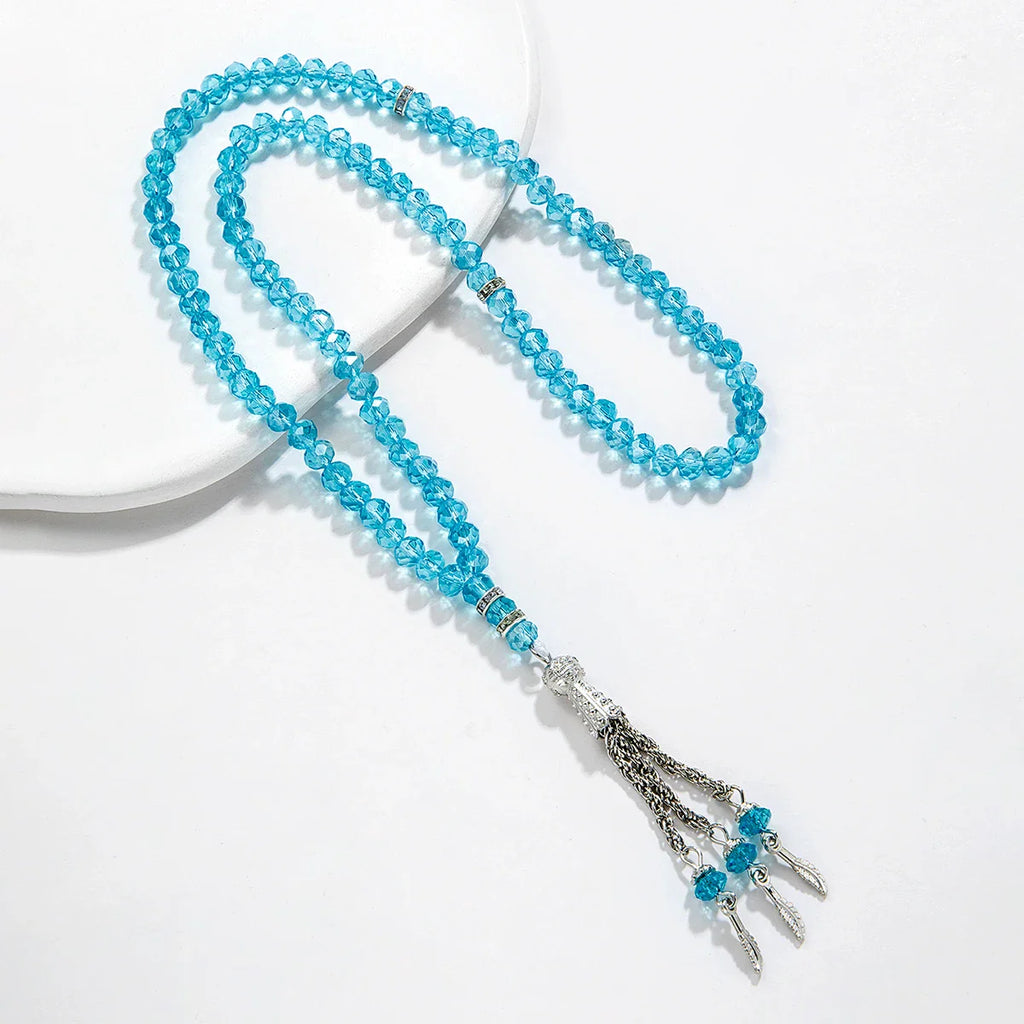 Personalized Long Colored Muslim Prayer Beads Prayer Beads Bracelets Religious Tokens Unisex Religious Jewelry Gifts Vera Lux