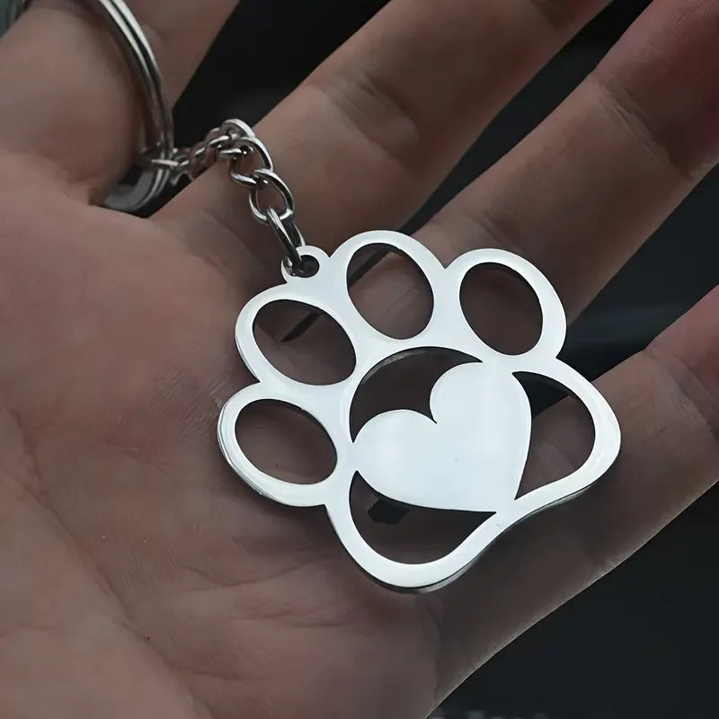 Custom Logo Keychain Stainless Steel Personalized Emblem Pendant Keychains House & Friendship & Pet Decorative Key Jewelry Gifts Vera Lux