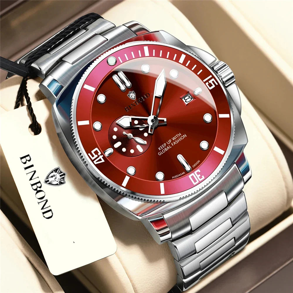 New Gifts Watches For Man Luxury Brand Mens Fashion Quartz Wristwatches Automatic Watch Men Sports Chornograph Digital Clock Vera Lux