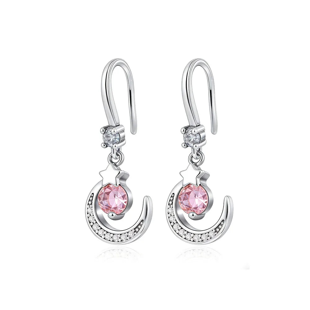 2026 New 925 Silver Elephant Cherry Blossom Butterfly Heart Earrings, a delicate choice for women's fashion jewelry Vera Lux