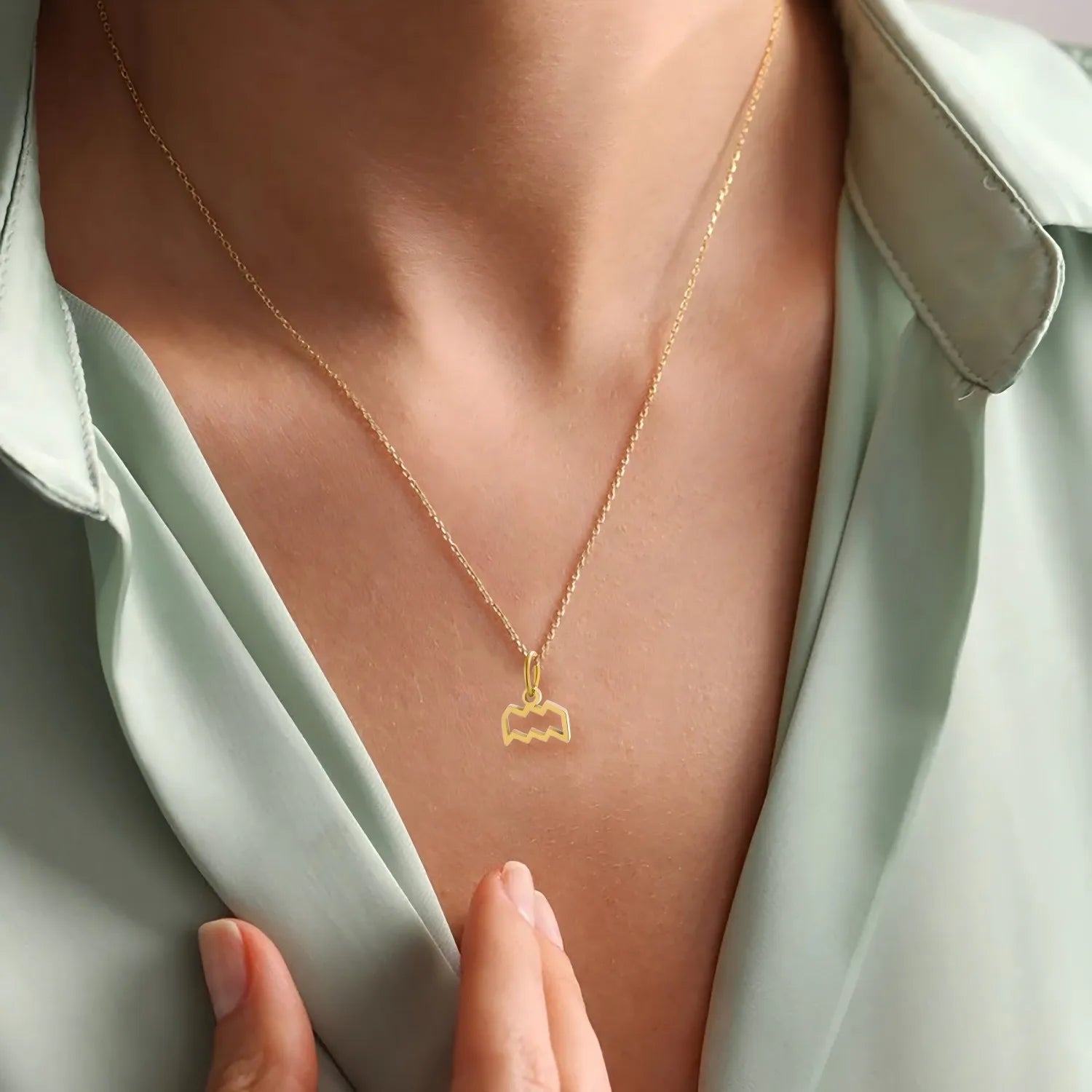SUNIBI Stainless Steel Star Zodiac Sign 12 Constellation Pendant Accessories for Necklace Women Man Jewelry Gifts Wholesale Vera Lux