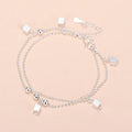 925 Sterling Silver Lucky Bead Charm Bracelets Woman Couple Chain Round Bangles Luxury Jewelry Accessories Wholesale Vera Lux