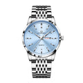 PENGAGAR Luxury Watch For Man Waterproof Luminous Date Week Stainless Steel Men Watch Casual Quartz Men's Watches Male Clock+box Vera Lux