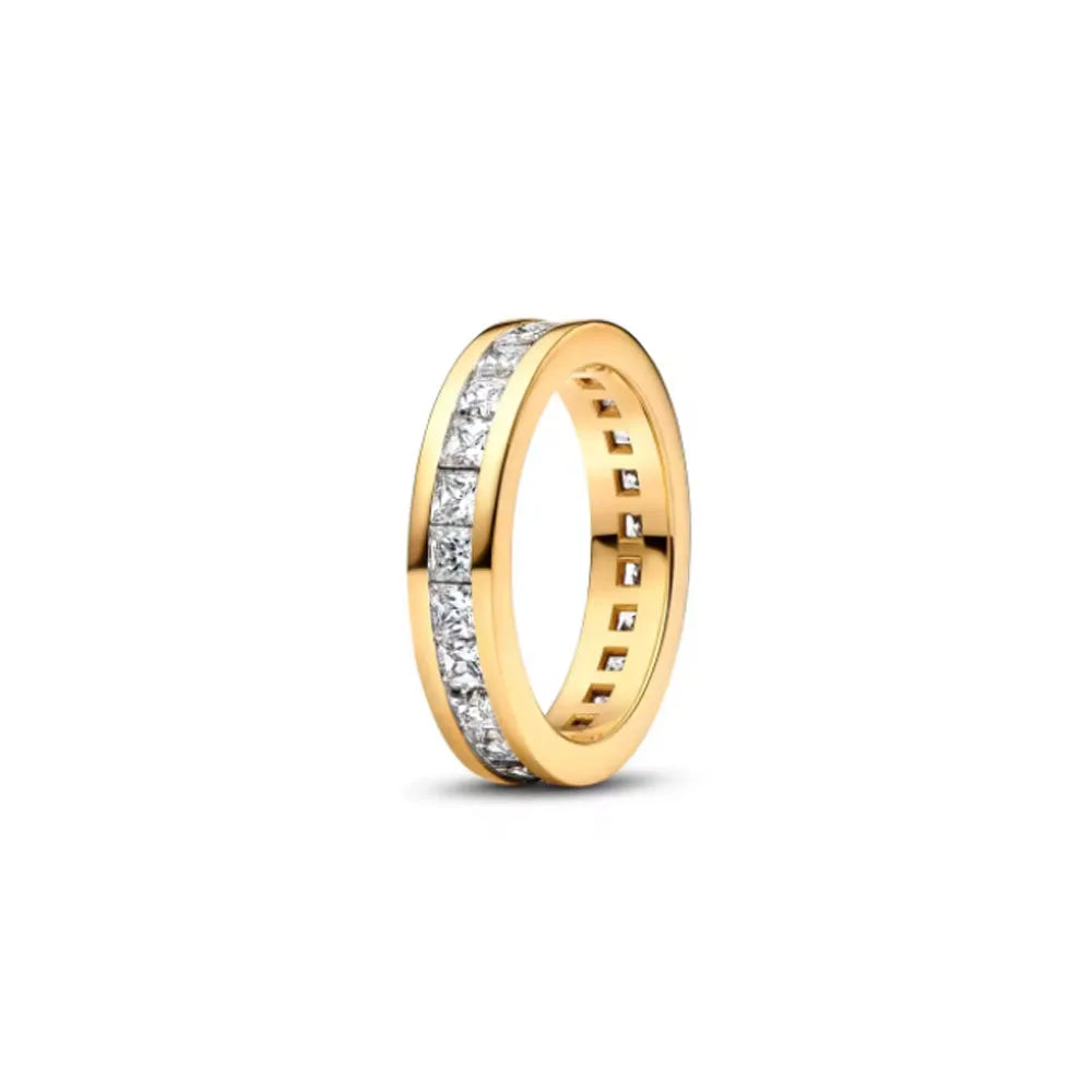 925 Silver Gold Color Heart Stone Rings Ring New Hot Selling Gold Color Rings Suitable For Any Occasion  DIY Birthday Gift Vera Lux