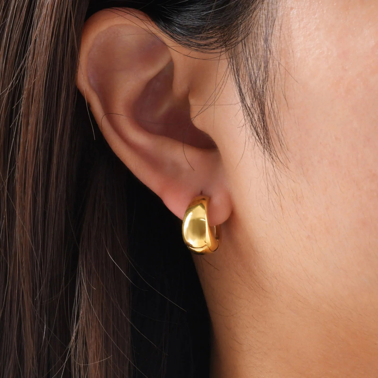 Thick Ear Cuff Earrings, Non-piercing Clip On Cartilage Earrin Stainless Steel, Fake Helix Cartilage Jewelry For Women One Piece Vera Lux