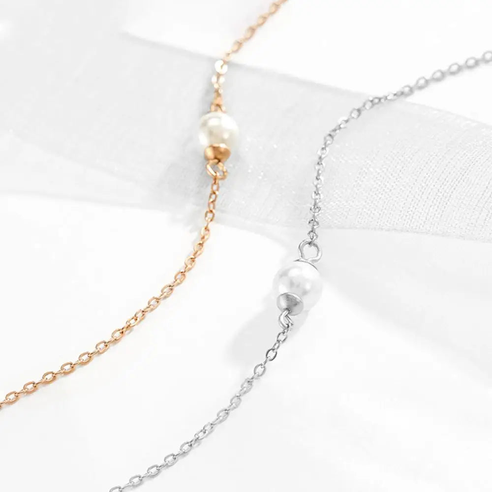 Minimalist Stainless Steel Bracelets for Women Sea Imitation pearls Bracelet Women Charm Bracelet Jewelry Vera Lux