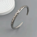 New five-pointed star zircon gold-plated stainless steel bracelet 18K, high quality waterproof couple bracelet, wife gift Vera Lux