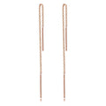 Long Threader Earrings for Women, Thin Linear Earring,Stainless Steel Chain Drop Ear Line , Fashion Korean Jewelry Vera Lux