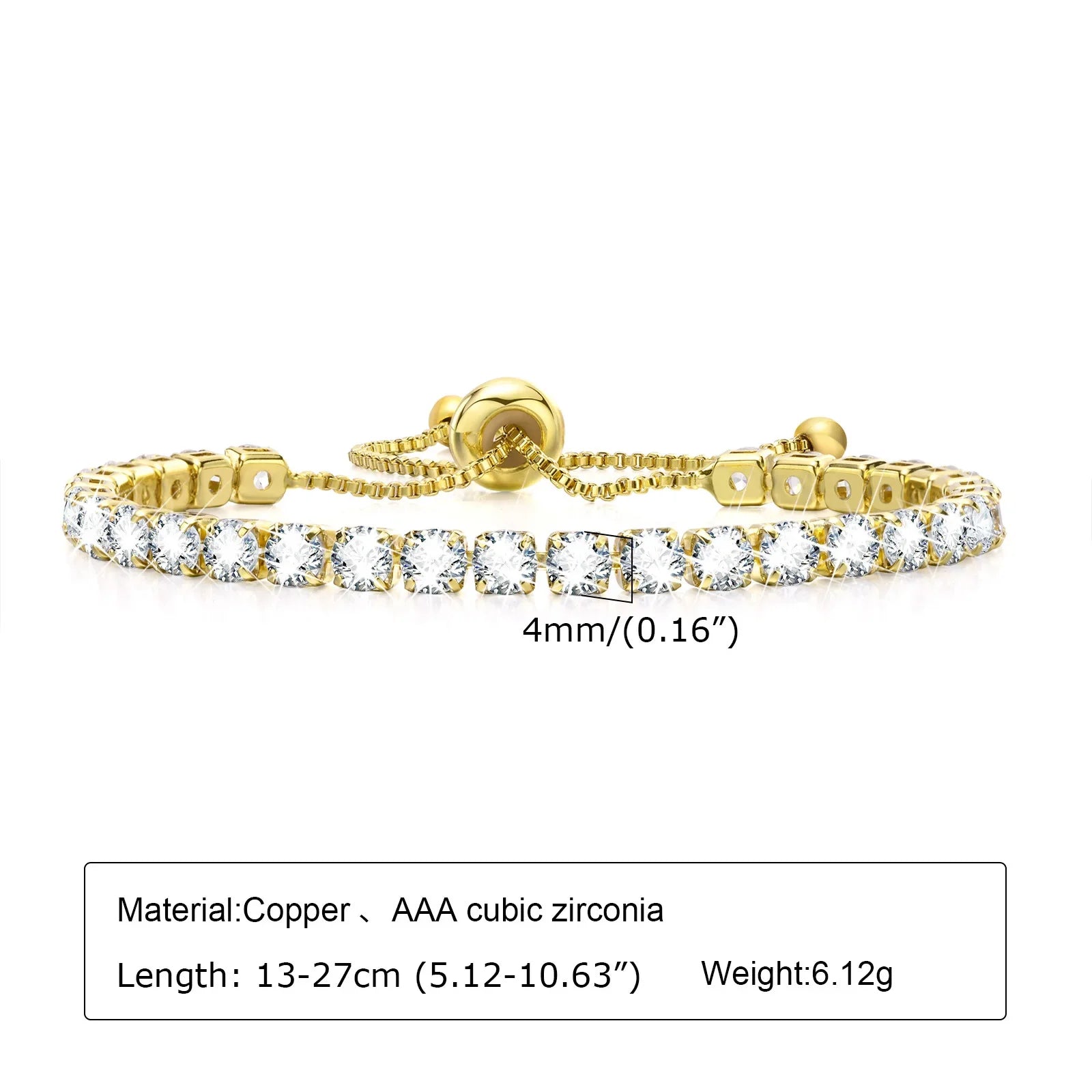 Statement Stainless Steel Chain Bracelet for Women, Vintage 18k Gold Plated Elegant Jewerlry Vera Lux