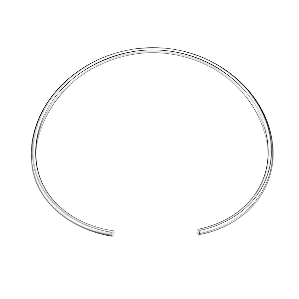 Stainles Steel Chocker Collar Necklace For Women, Open Neck Cuff Torques , Minimalist Necklace Birthday Party Gift Vera Lux