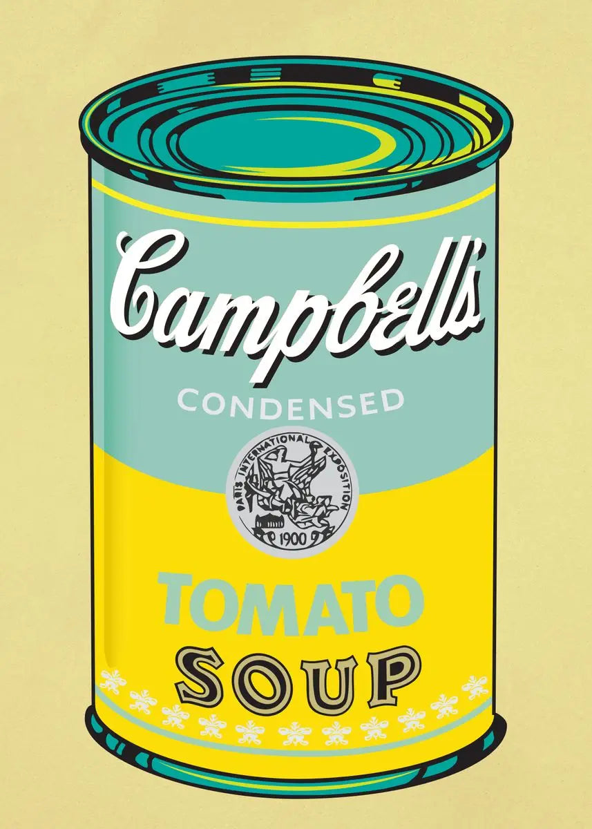Andy Warhol Pop Art Tomato Soup Poster Canvas Painting Vintage Kitchen Art Aesthetic Decor Home Room Wall Decoration Retro Decor Perfecsy