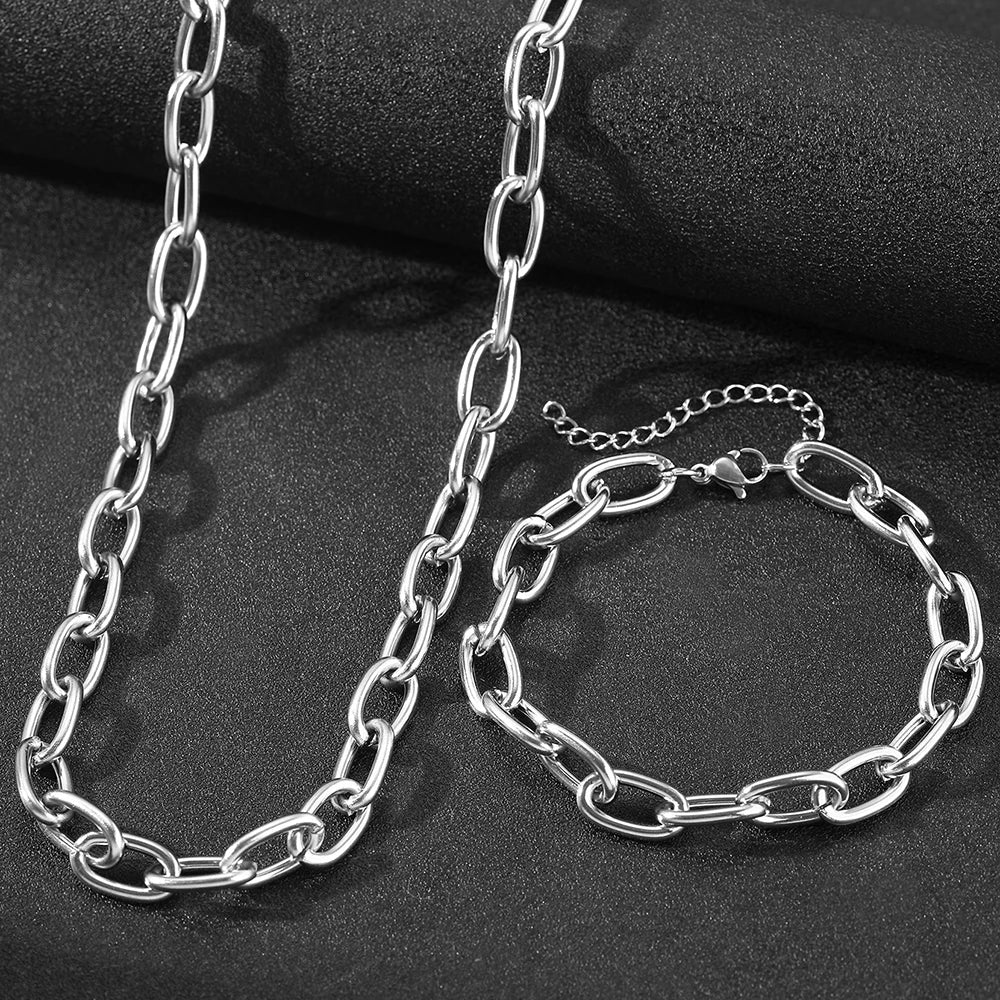Stainless Steel Necklace Fine Minimalist Single Chain Necklace Fine Colorfast High Quality Adjustable Necklace For Women Jewelry Vera Lux