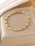 18K gold-plated stainless steel non fading gold bracelet - durable and fashionable jewelry accessory, suitable for holiday gifts Vera Lux