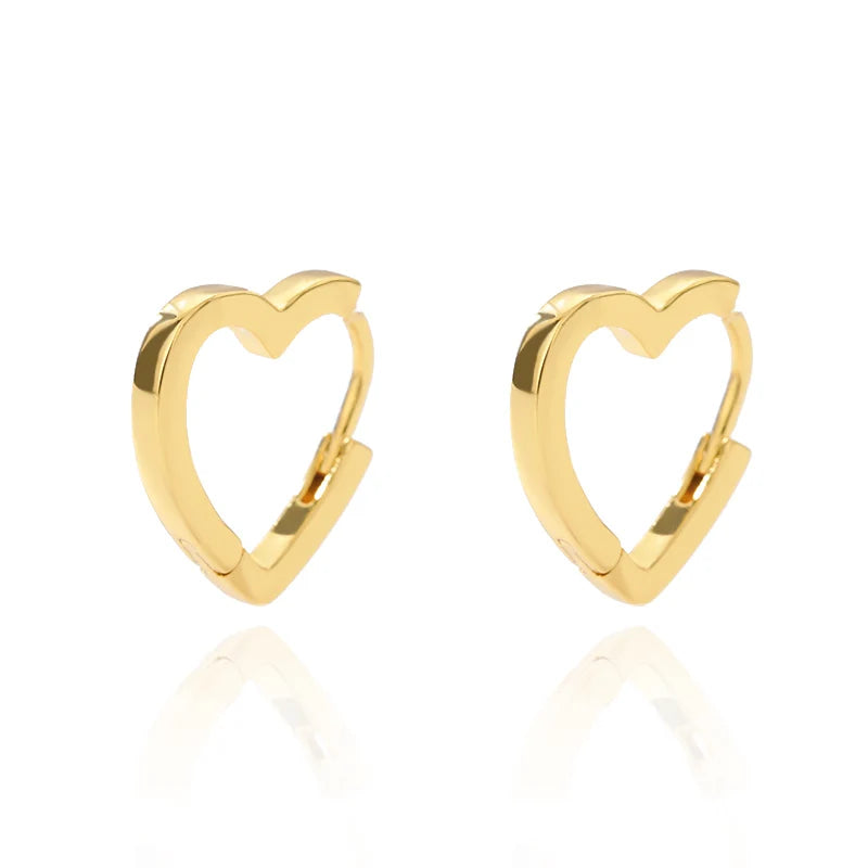 Chunky Drop Hoop Earrings for Women Stainless Steel Gold Color Piercing Earring 2024 Trend New In Trend Jewelry aretes mujer Vera Lux