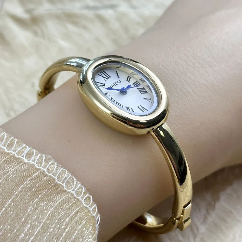 Famous Brand Bracelet Watch Stainless Steel Strap Gold Watch Fashion Small Dial Ladies Girl Gift Wristwatches Relojes Para Mujer Vera Lux