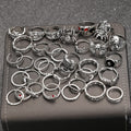 35 Pcs Gothic Ring Set for Men Women Trendy Joker Face Devil Smile Face Finger Ring For Daily Outfits Party Accessories Gifts Vera Lux