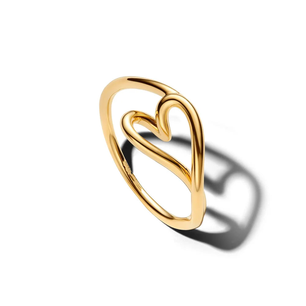 2026 Hot Selling 925 Sterling Silver Heart-Shaped Butterfly Flower Ring, Exquisite and Charming Jewelry Gift for European Women Vera Lux