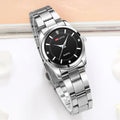 Luxury Women's Watch 29mm Fashionable Stainless Steel Rhinestone Pink Minimalist Girl Clock Outdoor Travel Women Wrist Watches Vera Lux