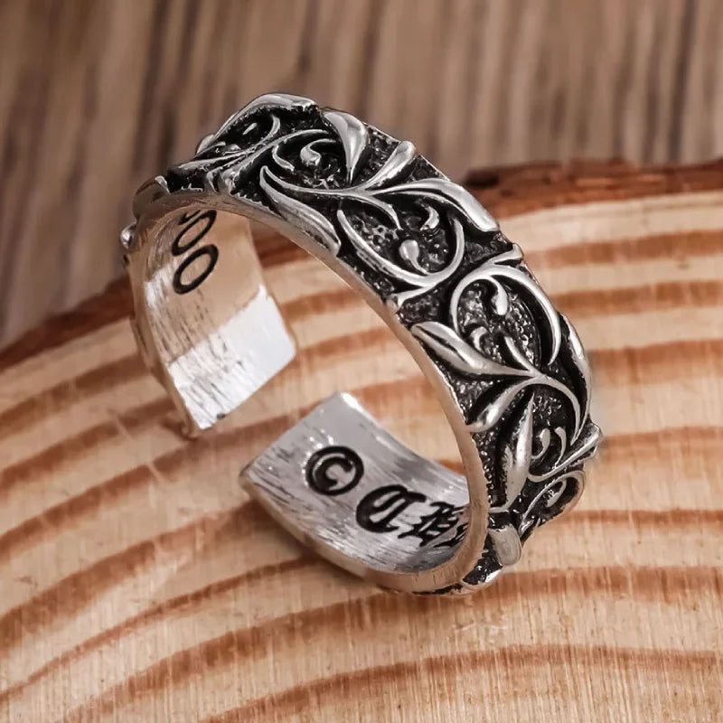 Vintage open style personalized design eternal ring for couples Vera Lux