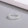 925 Sterling Silver Bilayer Ball Open Rings For Women Wedding Luxury Quality Jewelry Accessories Jewellery Argent 925 Vera Lux