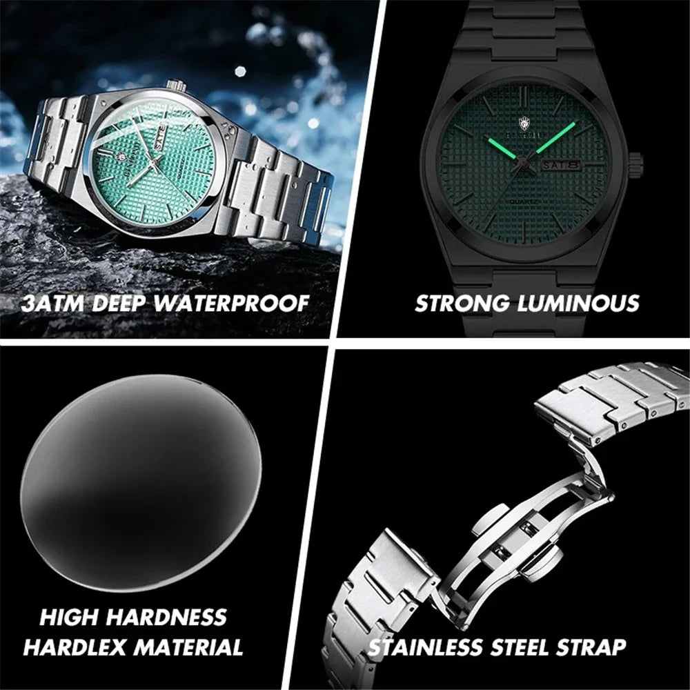 New Digital Luminous Waterproof Mens Watches For Man Luxury Designer Fashion Quartz Wristwatches Automatic Watch Men Clock Gifts Vera Lux