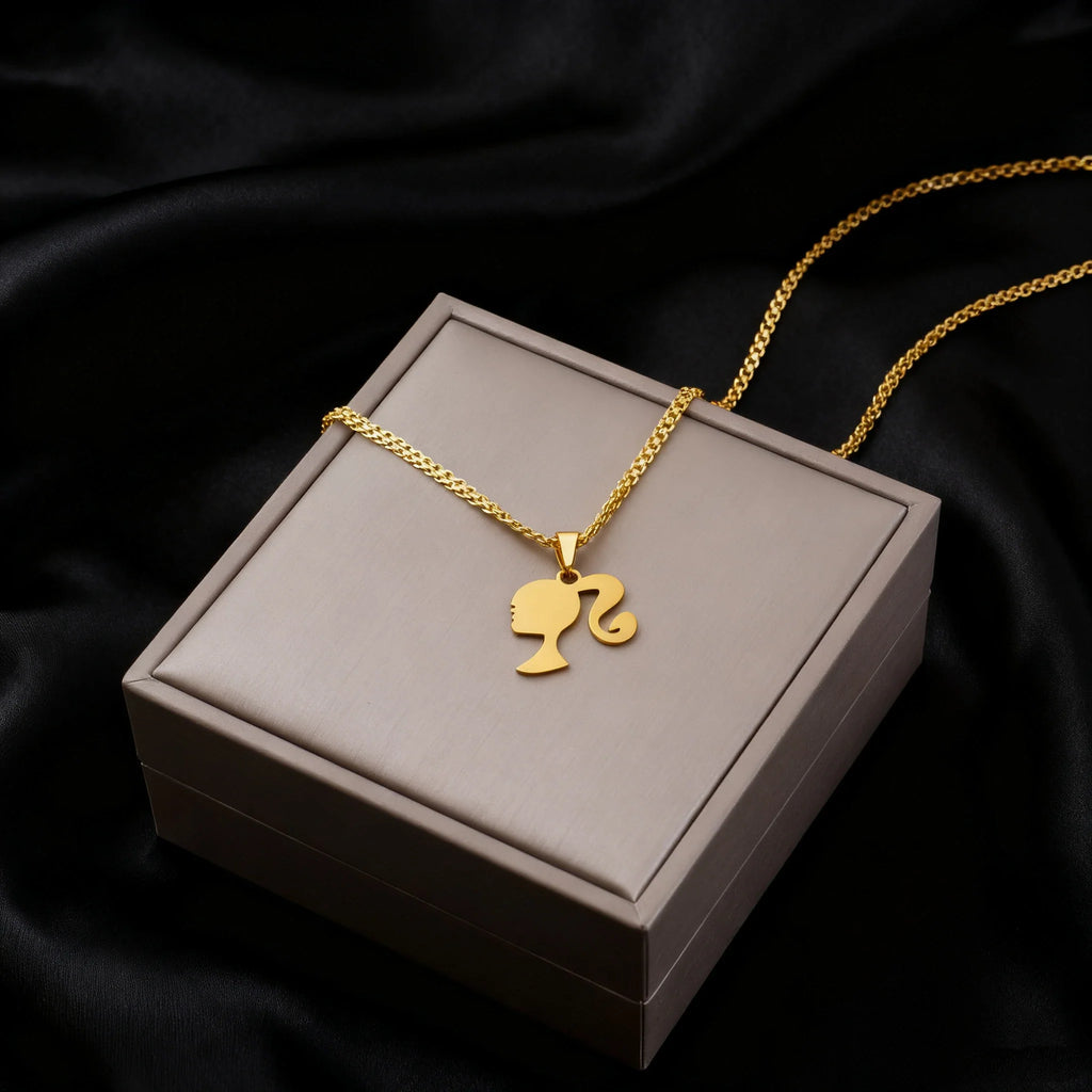 luxury stainless gold letter necklace for women high quality stainless steel Minimalist letters for necklace Daily wear Gift Vera Lux