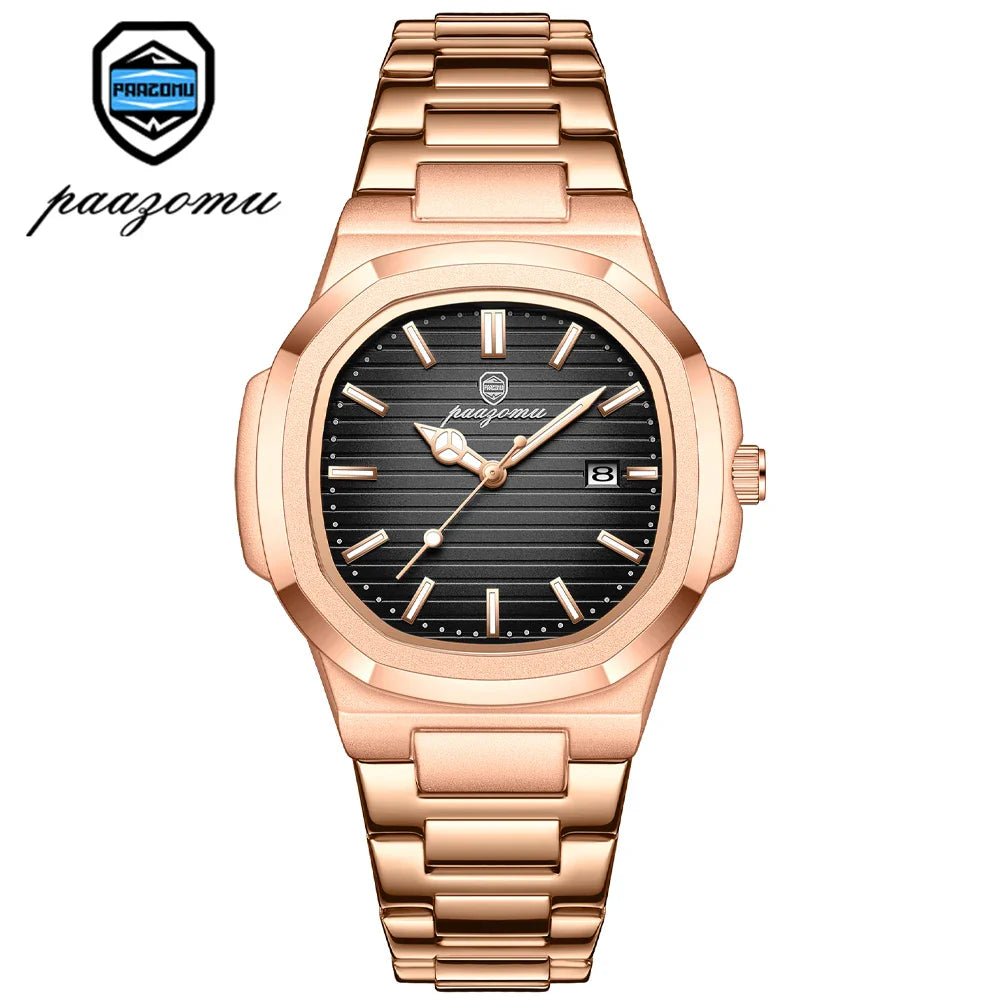 2026 New Men Watch Quartz Waterproof Male Clock Business Watch Mens Watches Top Brand Luxury Watch Men Chronograph reloj hombre Vera Lux