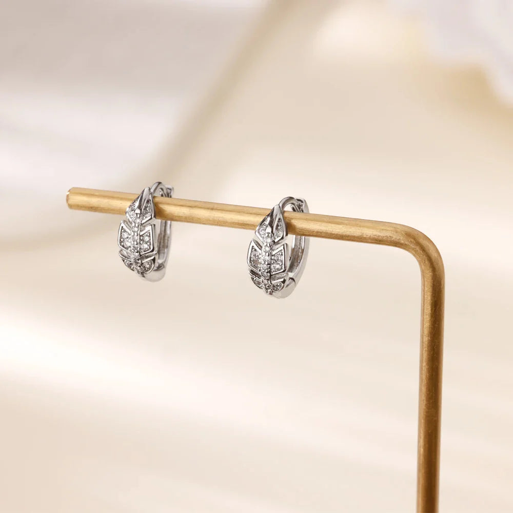 Cute Geometric Hoop Earrings for Women Stainless Steel Gold Color Cross Infinity Earrings 2025 Trend Piercing Wedding Jewelry Vera Lux