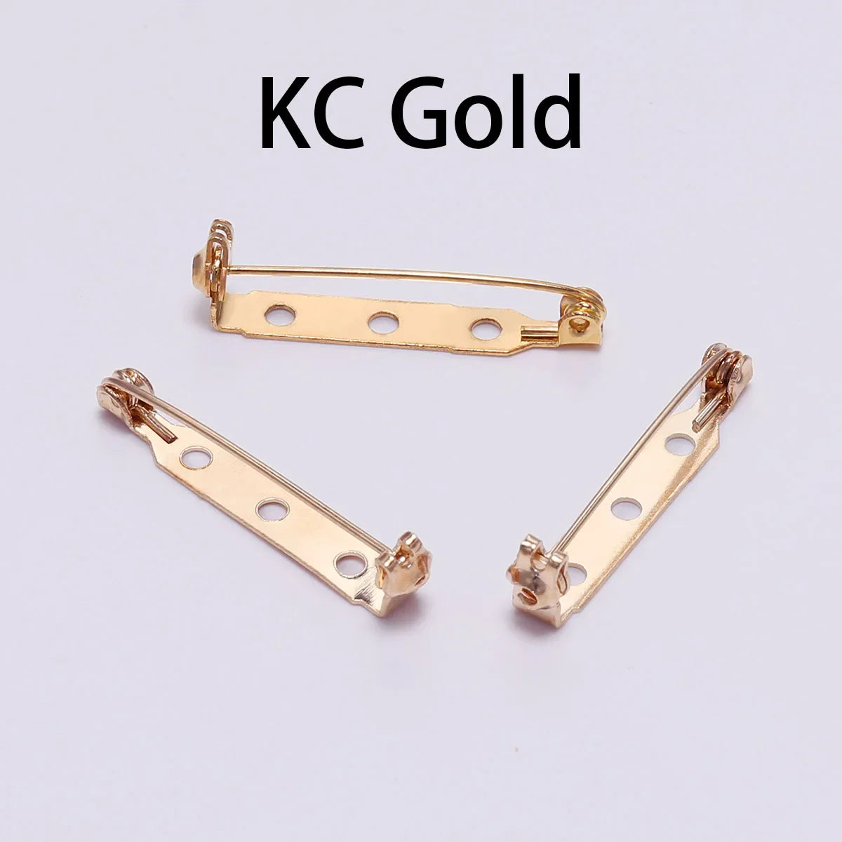 20-50pcs 20 25 32 38mm Brooch Clip Base Pin Blank Safe Lock Brooch Pin Base Badge Holder For DIY Jewelry Making Finding Supplies Vera Lux