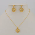 Dubai Gold Color Pendant Necklaces jewelry for Women Costume Necklace Earrings Sets Nigerian Wedding Party Gifts Vera Lux