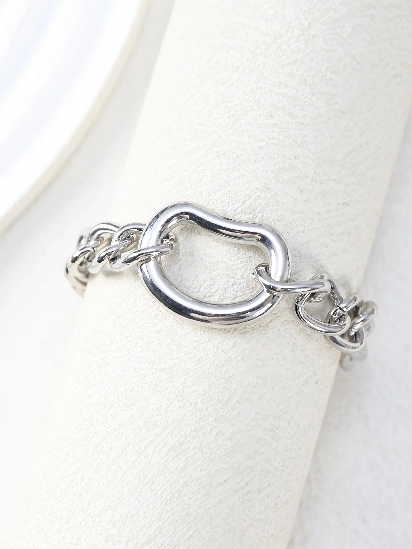 Irregular Geometric Circle Chain Bracelets for Women Fashion Gold Silver Color Stainless Steel Bracelet Waterproof Jewelry Vera Lux