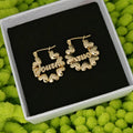 LeeChee Cute Heart Hoop Gift Customized Name Mini Earrings Personalized Party Jewelry Vera Lux