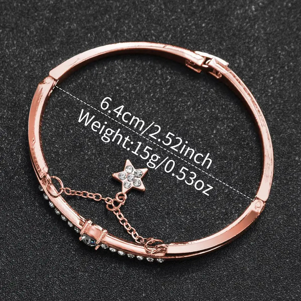 2PCS Fashion Women's Watches Set Magnet Buckle Mesh Strap Analog Quartz Watch Star Bracelet Set Reloj Mujer Vera Lux