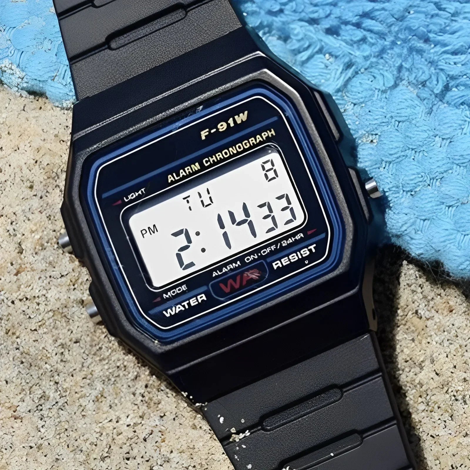 F91W Digital Watches for Men Women LED Electronic Wristwatch Waterproof Sports Military Watch Female Clock Relojes Digitales Vera Lux